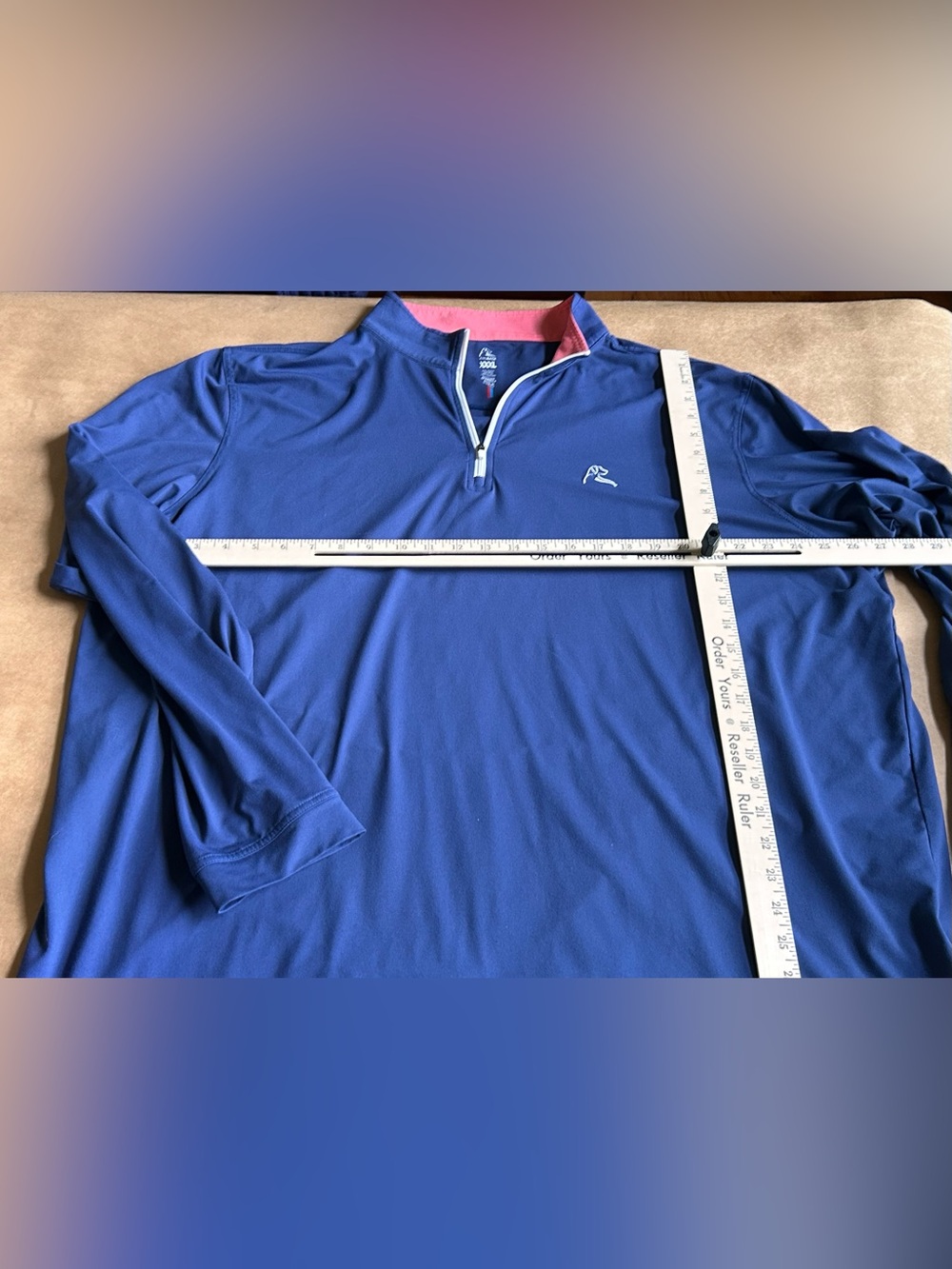 Rhoback 3XL - Lot of 4 Pullovers in Blue, Gray, Red, and Green/Navy stripe - Picture 4 of 14